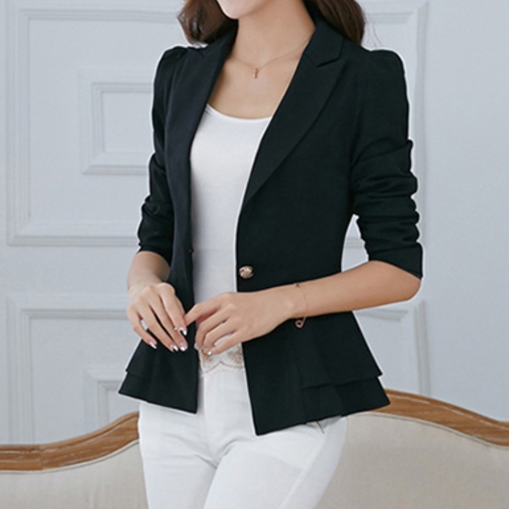 Antoinette Ruffle Blazer